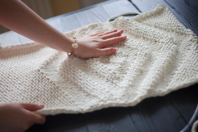 Knit Pillow Pattern Knitted Pillow Cover Tutorial Beginner Etsy