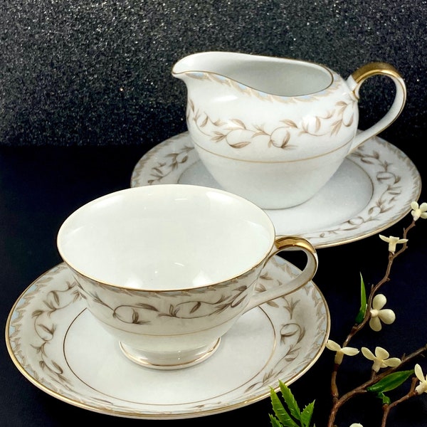 Mayfair by Wentworth Fine China, Vintage Teacup & Saucer or Creamer. or Bread and Butter Plate