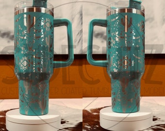Western PNG tumbler Wrap - Laser