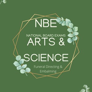 NBE National Board Exam Studienführer für KUNST und Wissenschaft | Funeral Direitung & Einbalsamierung | PDF-Download