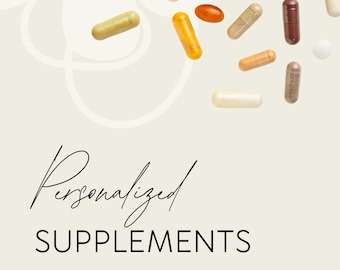 Custom Supplement Guide | Personalized Wellness Plan | Vitamins & Supplements | Fitness | Postpartum | Immune Support | Energy