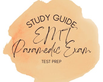 EMT Paramedic Exit Exam Study Guide | 28 stron notatek dla studentów | Układ oddechowy, układ sercowo-naczyniowy, neurologia, farmakologia i inne
