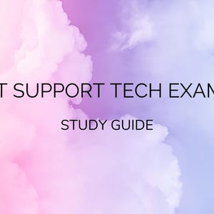 IT Support Tech Exam Studienführer | 380+ AGB & Fragen | Digitaler Download | IT-Zertifizierung Exam Prep