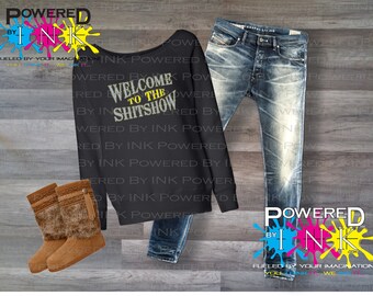 Welcome to the ShitShow * Ladies Fleece * Shit Show * Sassy * Trouble * Best Friends * Fun sweatshirt * Vegas * Chaos