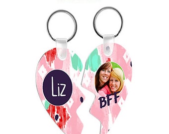 Personalized Keychains ~ Custom Key Chain ~ Photo Keychain ~ Keepsake