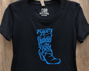 Give Diabetes the Boot t-shirt.