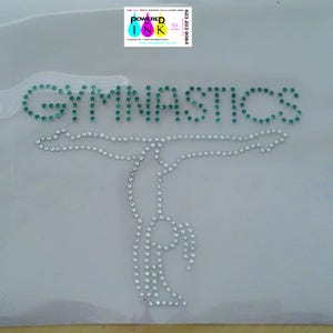 GYMNASTICS Rhinestone Heat Transfer **BLING** SPARKLES**