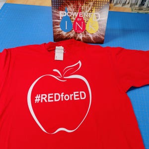 Red for Ed t-shirt ~ Teacher support tee ~ support education