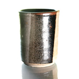 Hand Thrown Mid Century Modern  Studio Pottery  Drip Glazed Vase