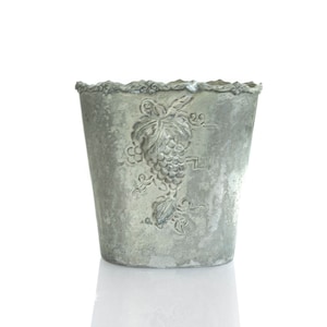 Vintage Metal Grape Relief Wine Cooler Serverware