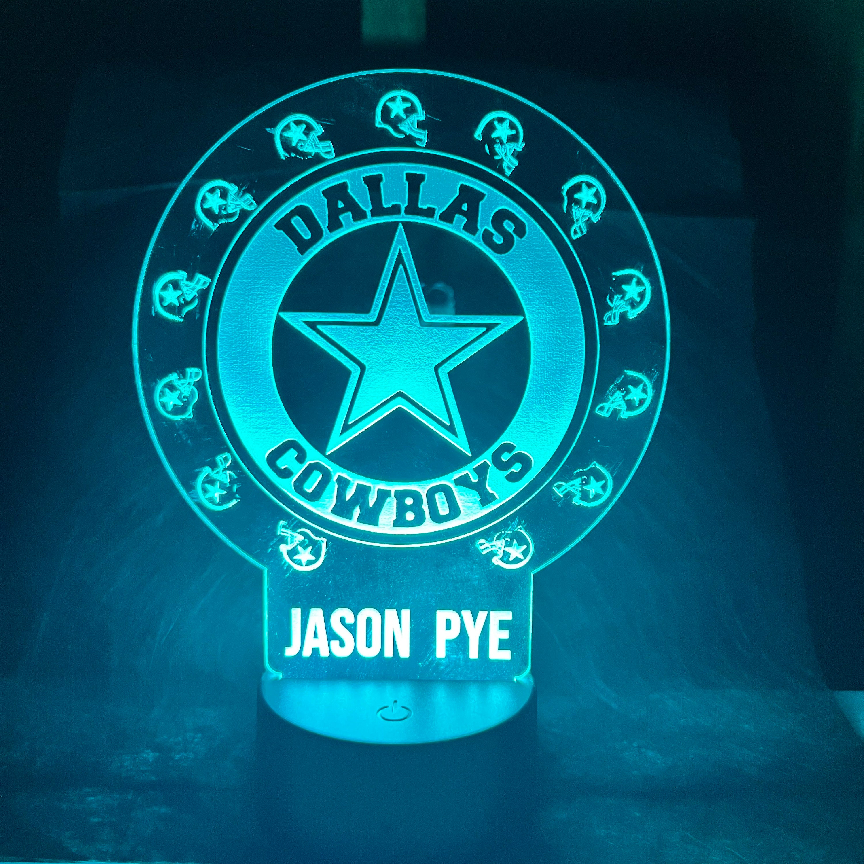 Dallas Football Team LED Night Light Acrylic LED Night Light Bedroom dallas-football-team-led-night-light-acrylic-led-night-light-bedroom