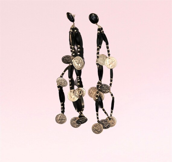 Vintage dangling earrings Gem