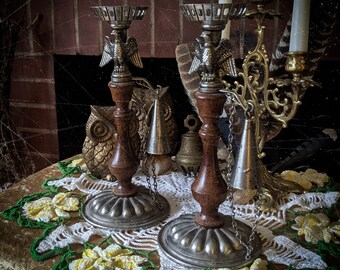 Eagle Candlesticks Etsy