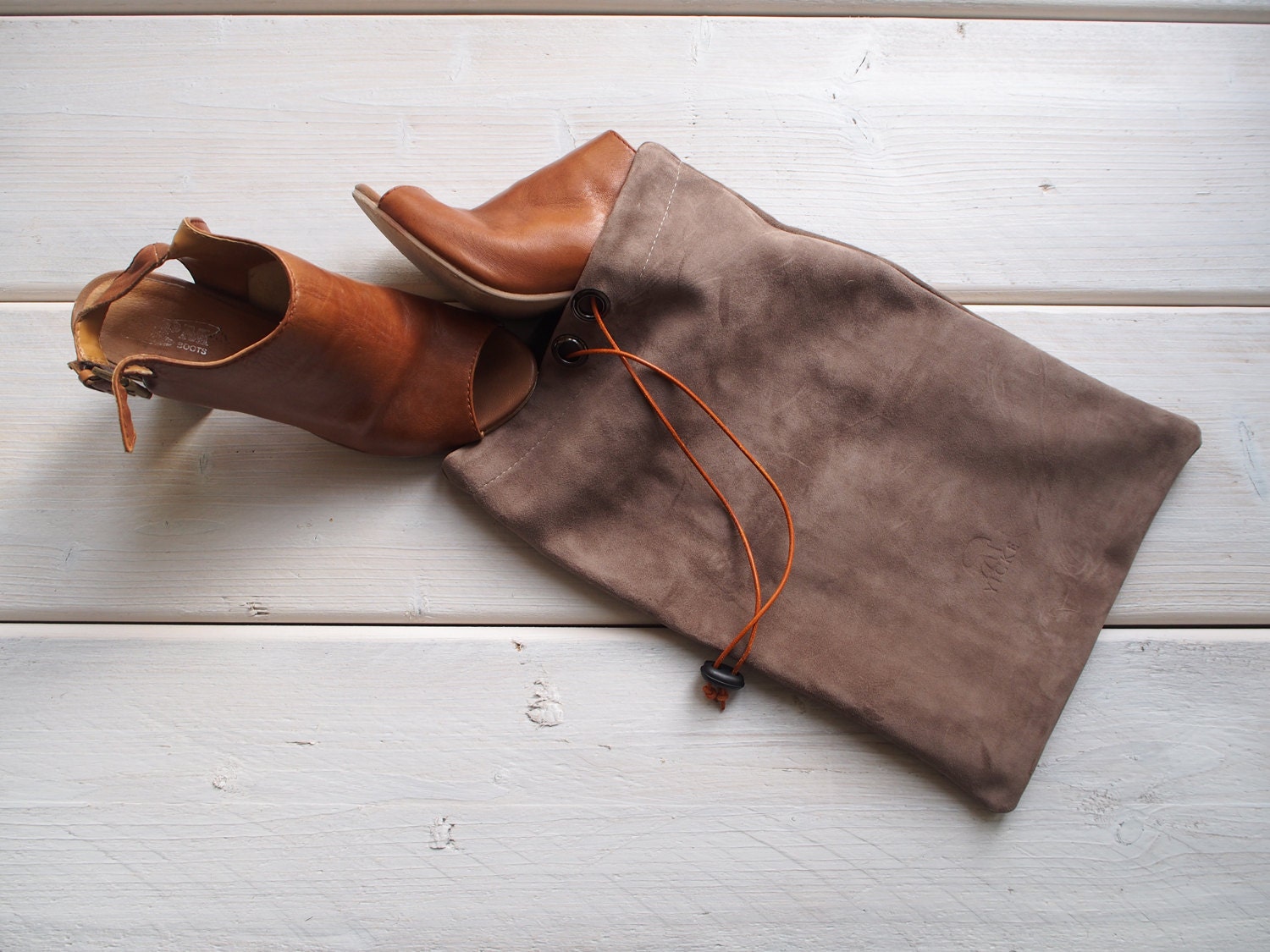 Leather shoe bag Luggage travel case Dance shoe bag Lams Etsy