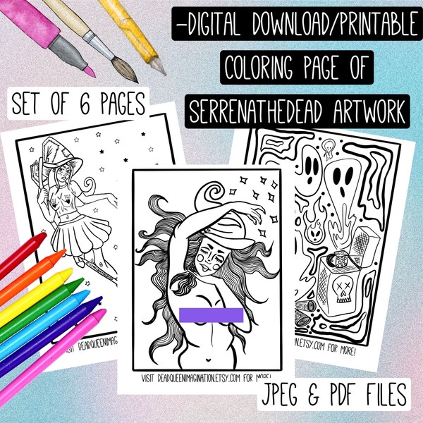 Adult Nsfw Coloring Pages - Etsy Singapore