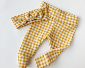 baby girl plaid pants