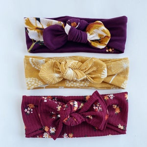 Baby Bow top Knot set headband girl bows top knot headband baby headband top knot set headband toddler knot headband girls knot headband
