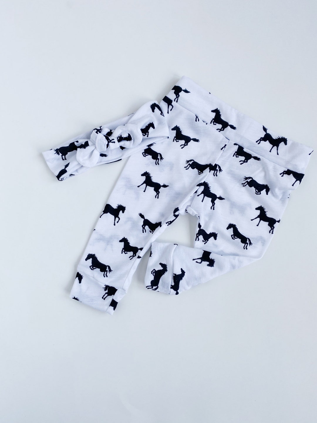 Baby leggings and hat set newborn leggings and hat newborn set Etsy