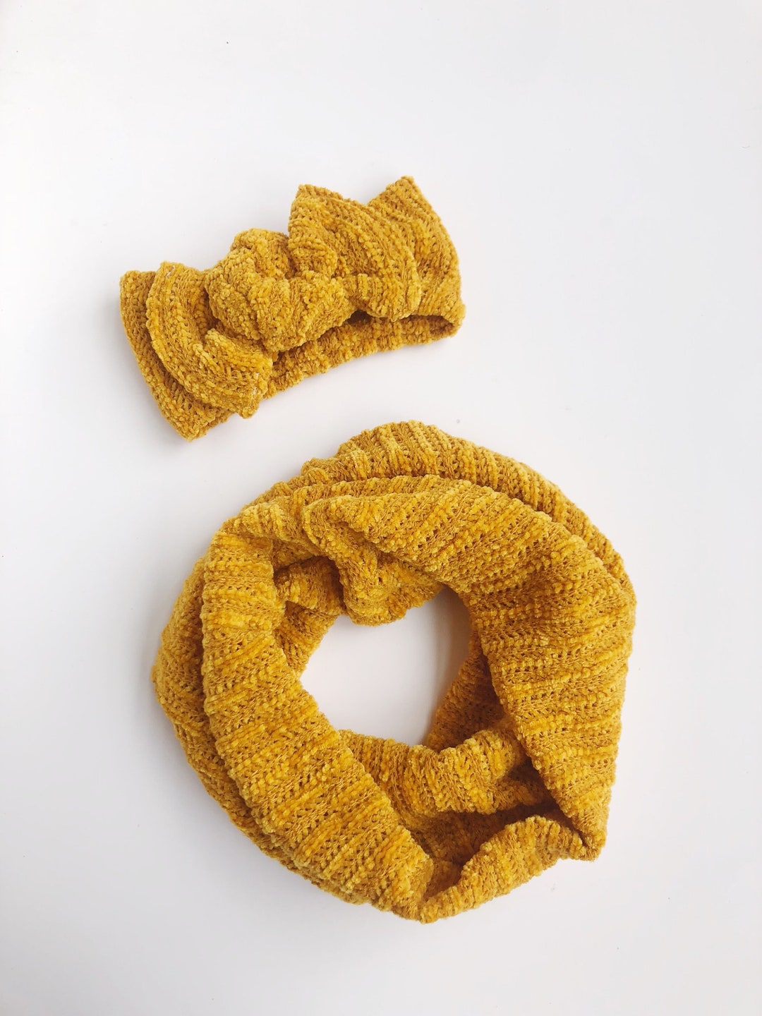Mustard Baby Loop Scarf Infinity Scarf Baby Scarf Baby Snood Etsy