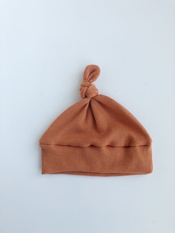 orange newborn hat