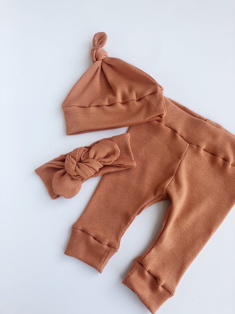 orange baby leggings