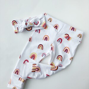 Rainbows~ Baby leggings newborn leggings toddler leggings baby boy leggings baby girl leggings newborn leggings leggings