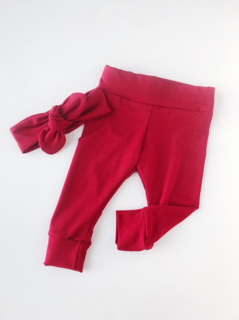 Red Baby Leggings Newborn Leggings Toddler Leggings Baby Boy Etsy