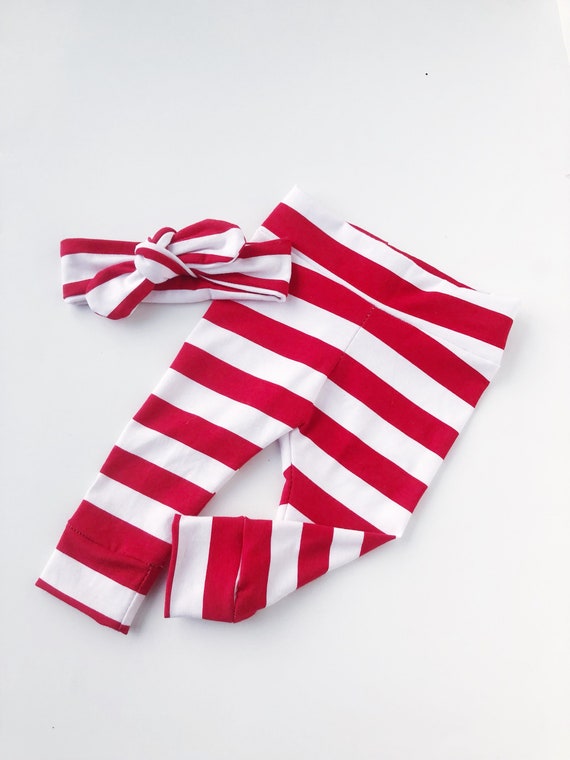 striped baby leggings