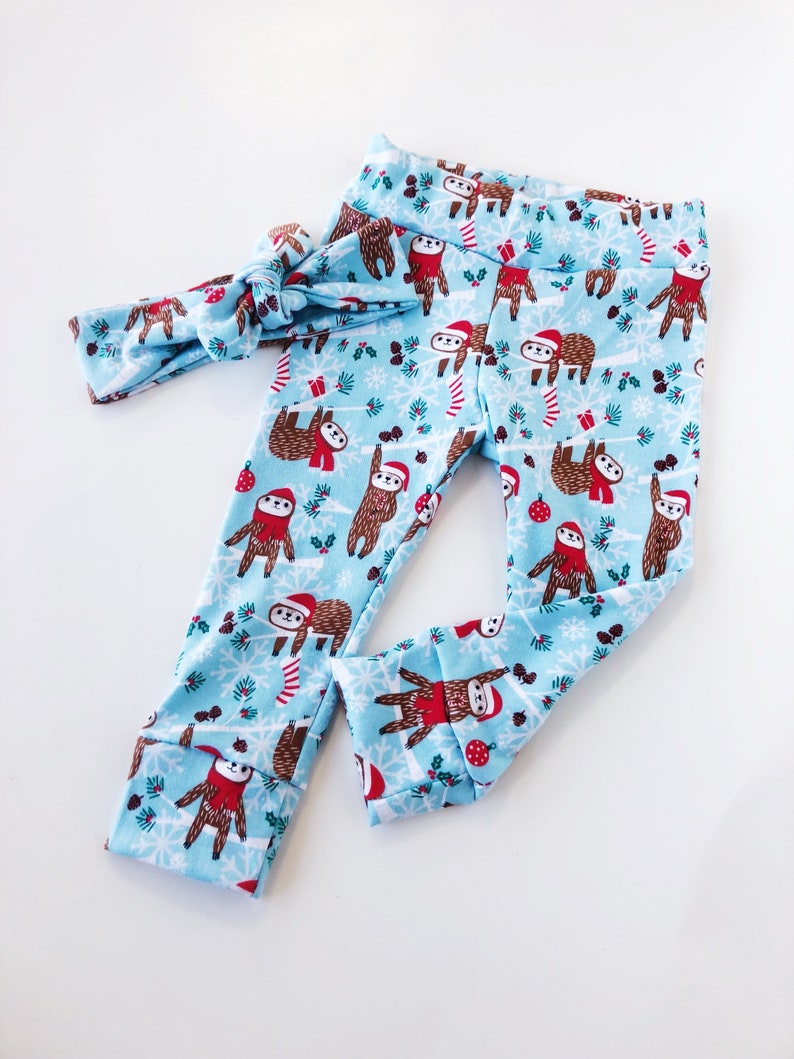 infant christmas leggings