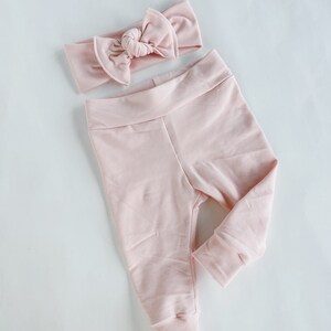 Blush pink Baby leggings newborn leggings baby boy leggings toddler leggings newborn leggings warm baby pants girl leggings holiday