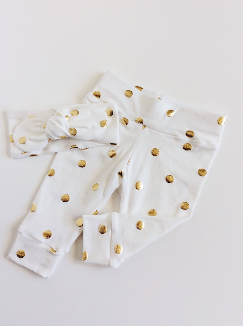 baby leggings and headband set