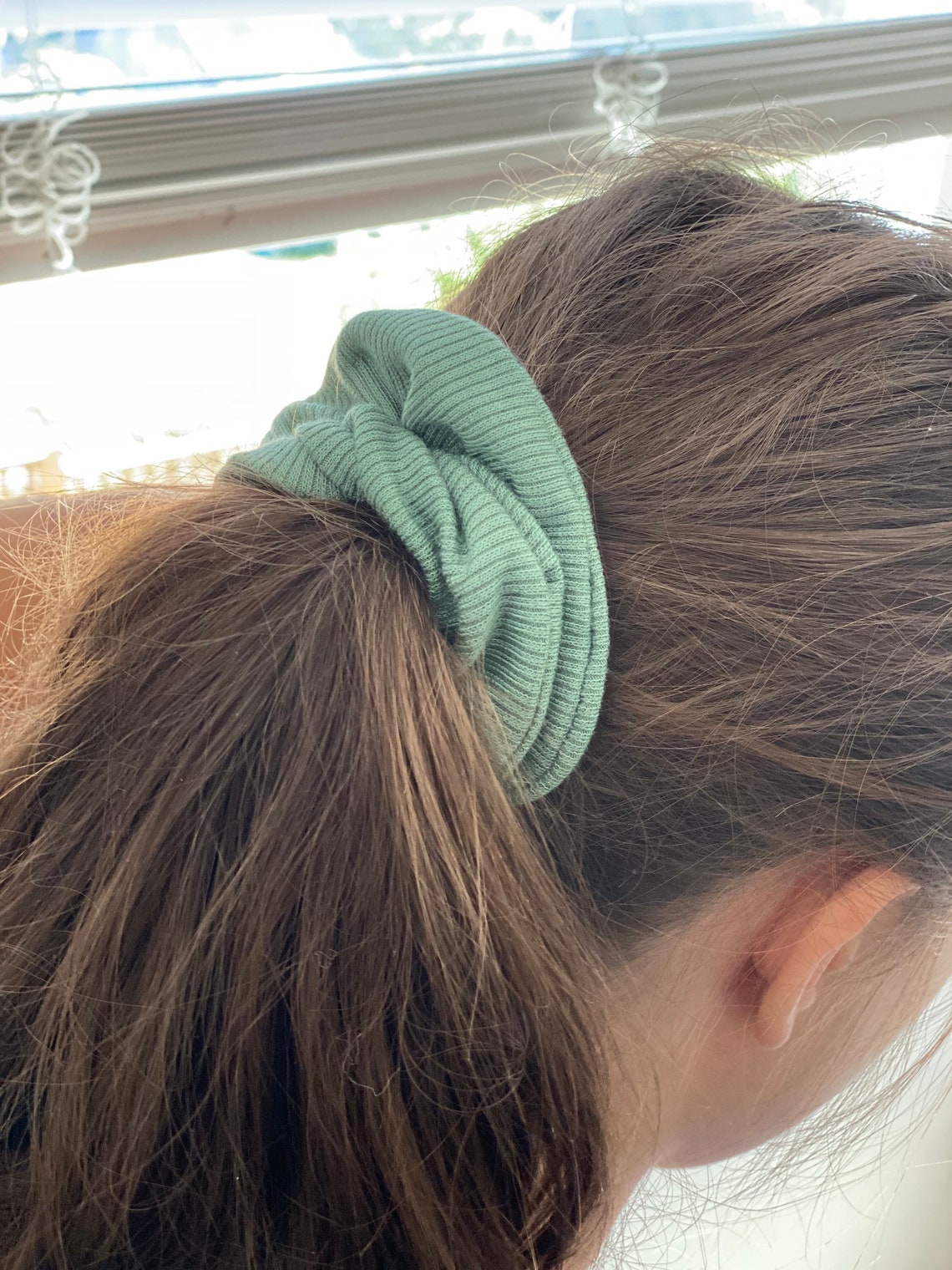 Sage green scrunchy Scrunchies hair scrunchy women scrunchies | Etsy