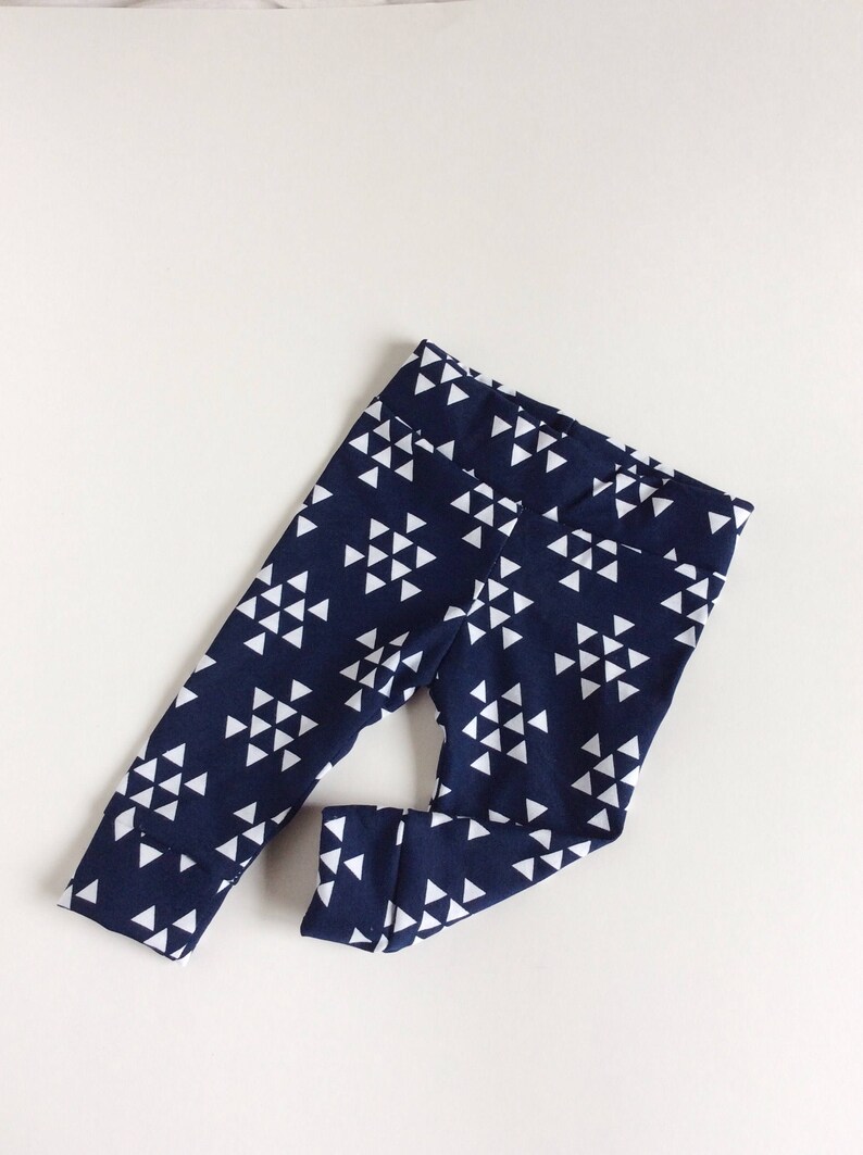 Navy Baby Leggings Newborn Leggings Toddler Leggings Baby Boy Etsy