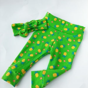 Pineapples Baby leggings newborn leggings toddler leggings baby boy leggings newborn leggings set take home baby pants baby slouch pant