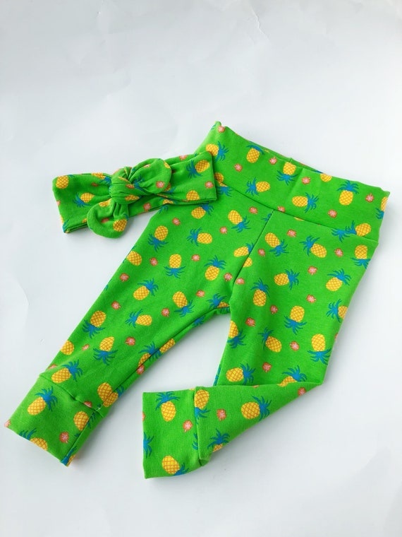 Pineapples Baby Leggings Newborn Leggings Toddler Leggings Baby - Main Image