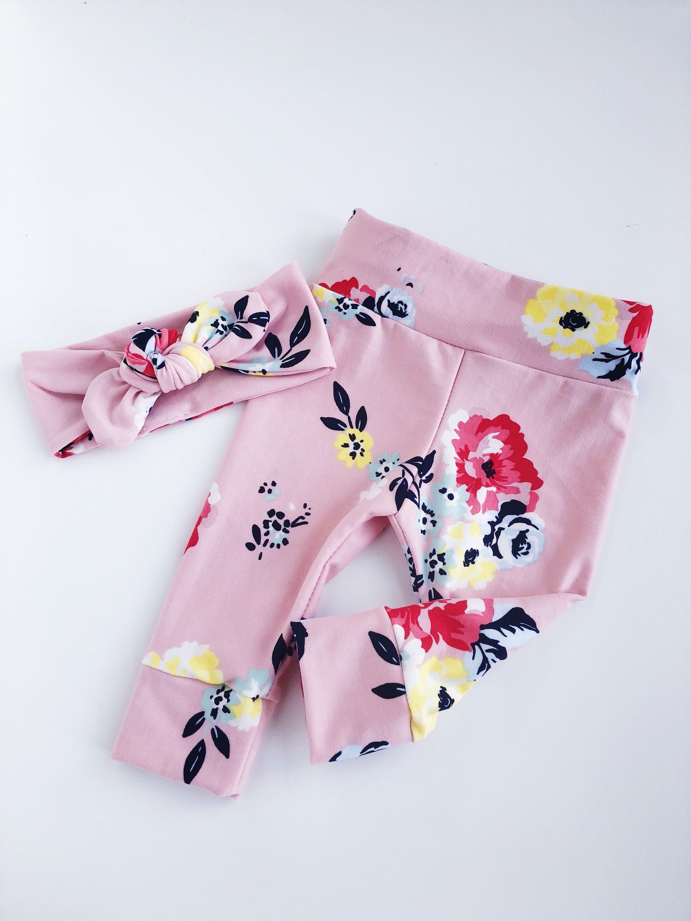 newborn leggings and headband