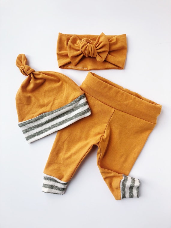 mustard leggings baby