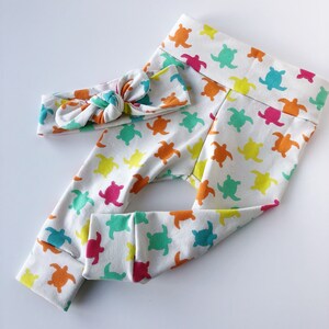 Turtles~ Baby leggings newborn leggings take home leggings toddler leggings baby boy leggings baby girl leggings newborn leggings