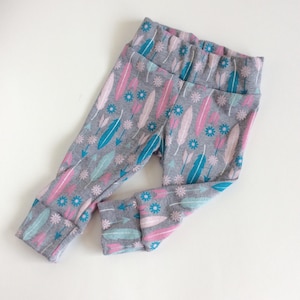 Baby leggings newborn leggings baby girl leggings feathers and arrows toddler leggings newborn leggings warm baby pants