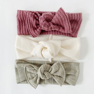 Top knot bows set3 top Knot set headband baby bows top knot headband baby headband top knot set headband toddler knot headband girls