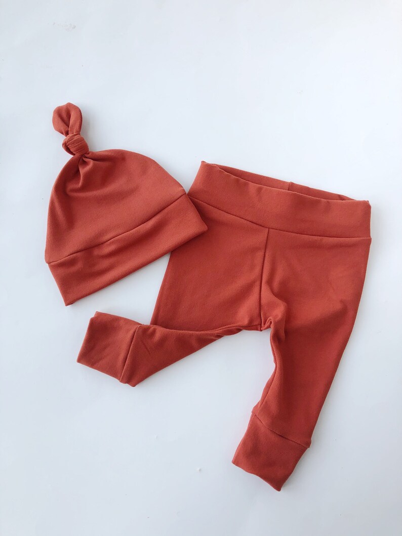 Sunset Orange Baby Leggings Newborn Leggings Toddler Leggings Etsy