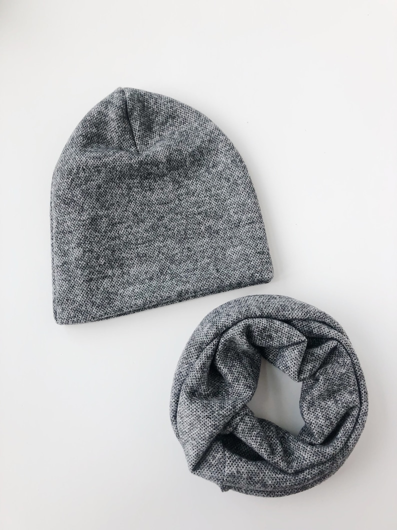 grey baby beanie hat