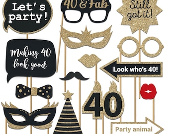 40th Photo Booth Etsy 40th Photo Booth Etsy