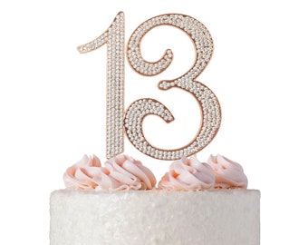 Golden castle JINCHENG 13 pcs Happy Birthday Cake Topper doré étoile Décorations de Cupcakes Motif pour Décorations de Gâteaux d/'anniversaire pour Décoration de Fête d/'anniversaire