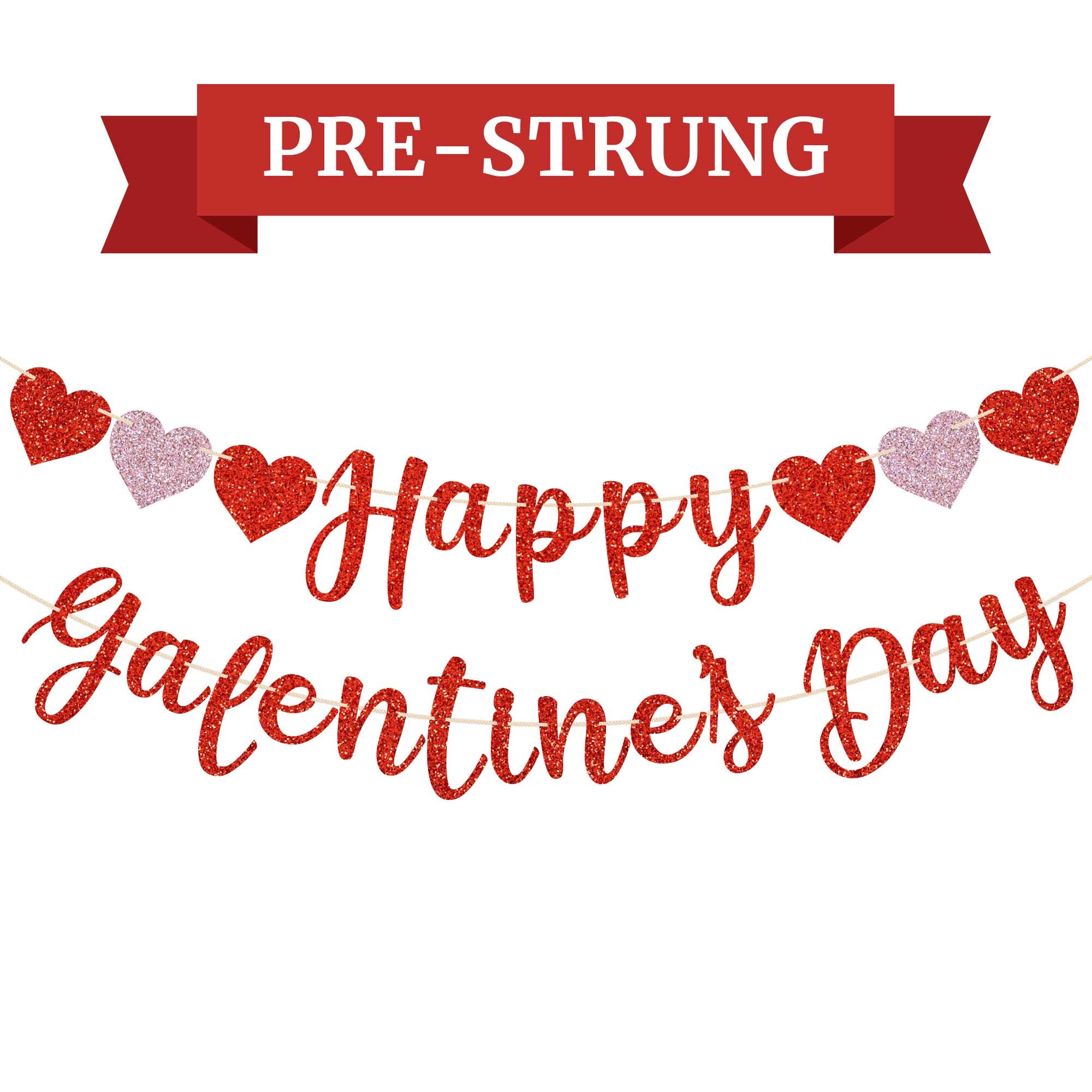 Amscan Bannière Lettre Galentine's Day-3.65 M X 12.7cm-1 Pc