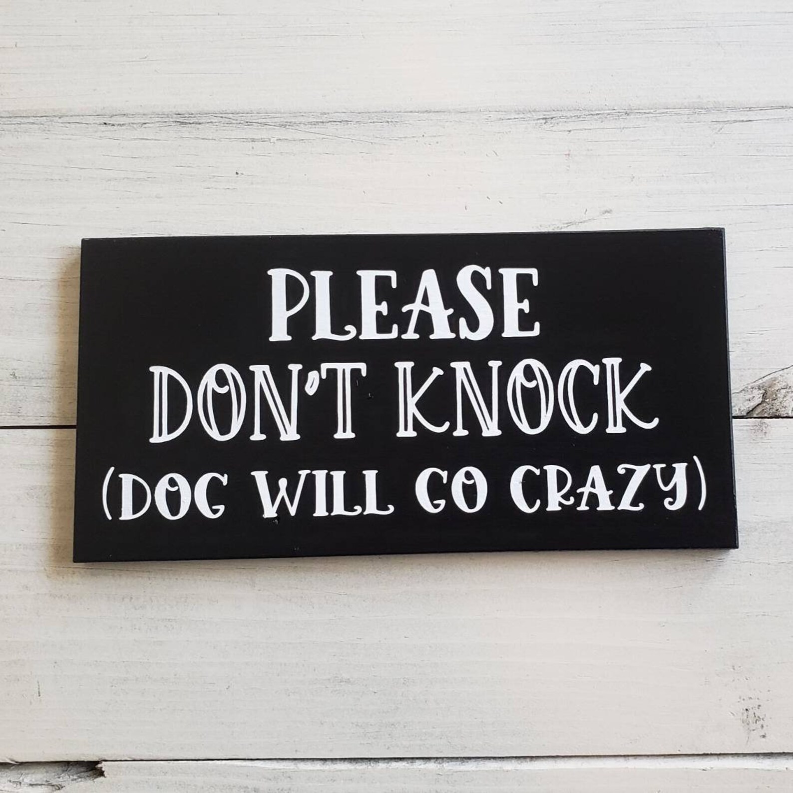 Please Don't Knock or Ring Doorbell Please Knock Knock | Etsy