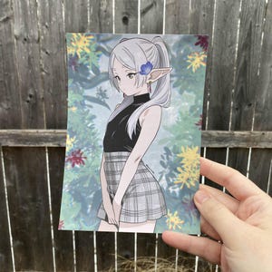 Frieren Print | Anime, Kawaii, Aesthetic, Stationery, Collectible, Anime Poster, Gift, Beyond Journey&#39;s End