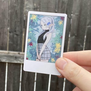 Frieren Carte photo Polaroid, motif étoiles | Anime, Kawaii, Esthétique, Papeterie, Objet de collection, Cadeau, Mini impression, Au-delà de la fin du voyage