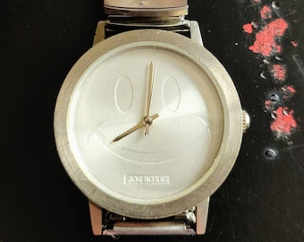 Vintage Joe Boxer Smiley Face Watch Stainless - Etsy
