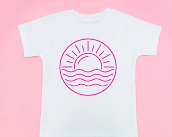 Ocean Sunset - Child Tee | Summer Shirts | Kid Vacation Tees | Vacation Shirts for Kids | Beach Shirts | Summer Time